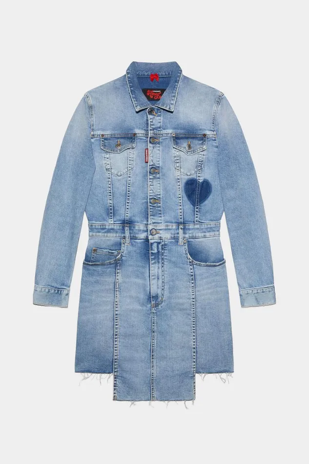 Dsquared2 Honey Twiggy Dress BLUE Women Dresses and Jumpsuits