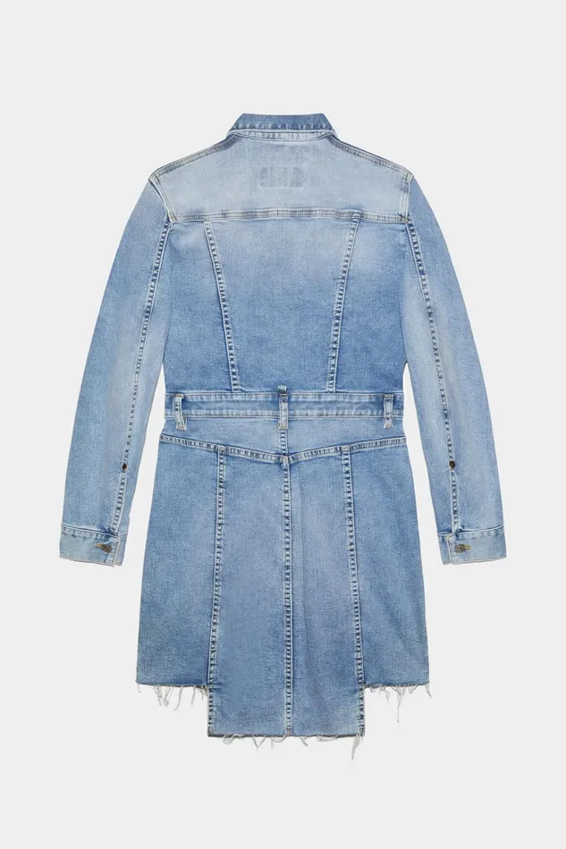 Dsquared2 Honey Twiggy Dress BLUE Women Dresses and Jumpsuits Dsquared2 Honey Twiggy Dress BLUE Women Dresses and Jumpsuits