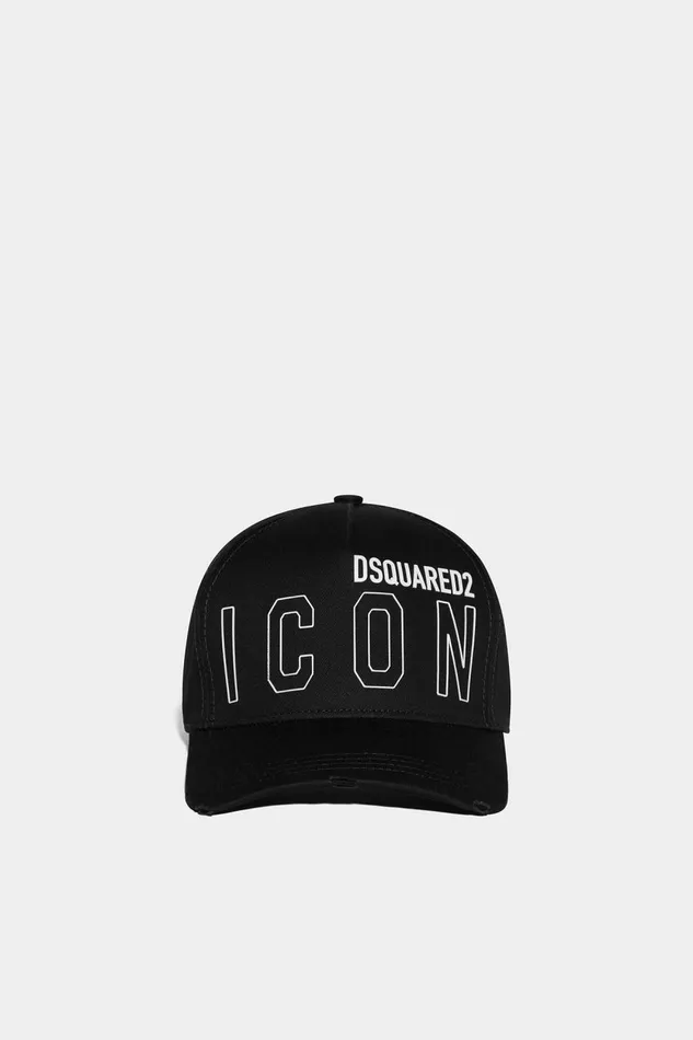 Dsquared2 Icon Outline Baseball Cap BLACK MenWomen Headwear