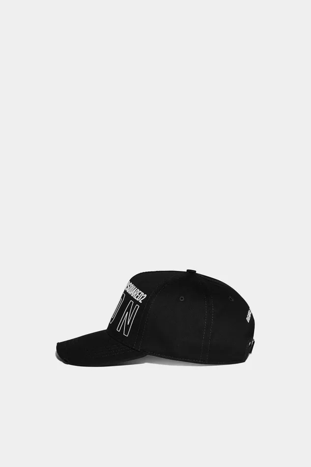 Dsquared2 Icon Outline Baseball Cap BLACK MenWomen Headwear Dsquared2 Icon Outline Baseball Cap BLACK MenWomen Headwear