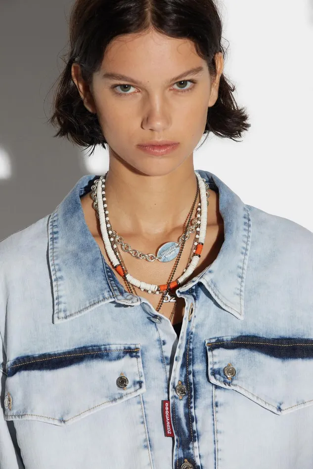 Dsquared2 Jean Mini Dress BLUE Women Dresses and Jumpsuits Dsquared2 Jean Mini Dress BLUE Women Dresses and Jumpsuits