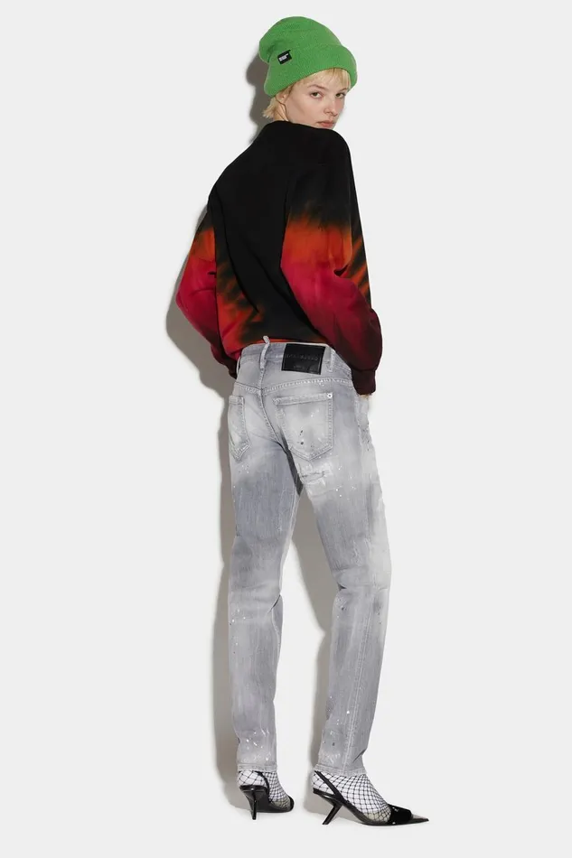 Dsquared2 Light Grey Wash Jennifer Jeans GREY Women Jeans