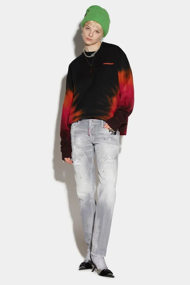 Dsquared2 Light Grey Wash Jennifer Jeans GREY Women Jeans Dsquared2 Light Grey Wash Jennifer Jeans GREY Women Jeans