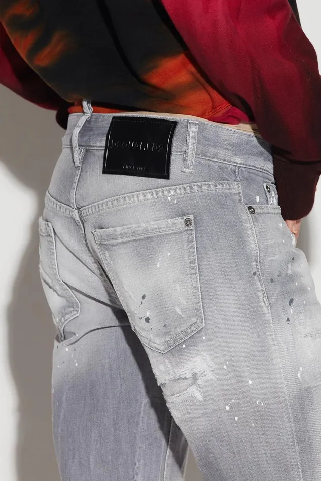 Dsquared2 Light Grey Wash Jennifer Jeans GREY Women Jeans Dsquared2 Light Grey Wash Jennifer Jeans GREY Women Jeans