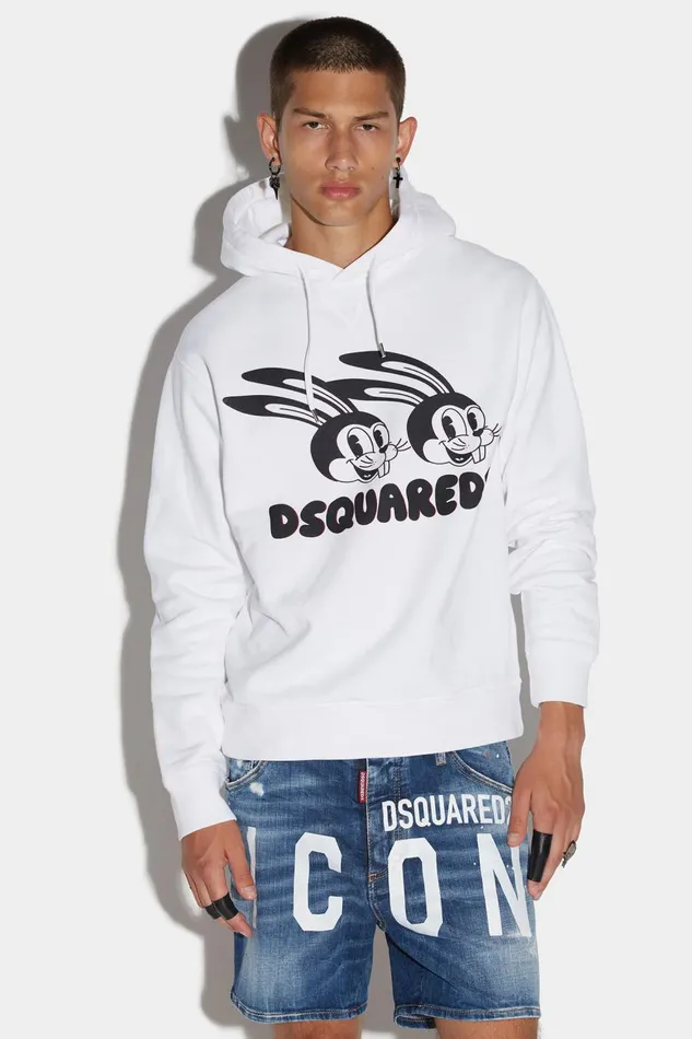 Dsquared2 Lunar Year Cool Sweatshirt WHITE Men Sweatshirts
