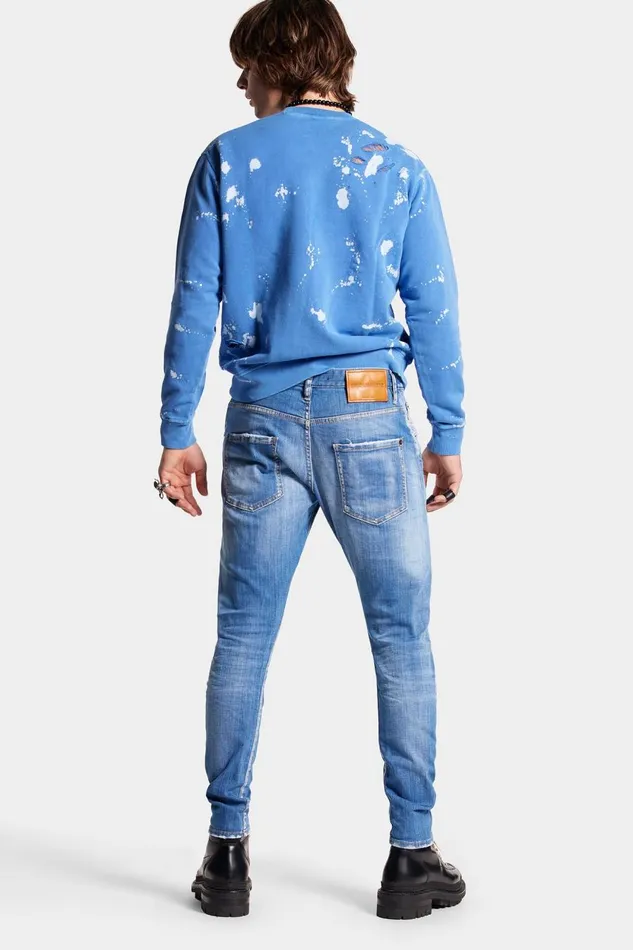 Dsquared2 Medium Dc Wash Classic Kenny Jeans BLUE Men Jeans Dsquared2 Medium Dc Wash Classic Kenny Jeans BLUE Men Jeans
