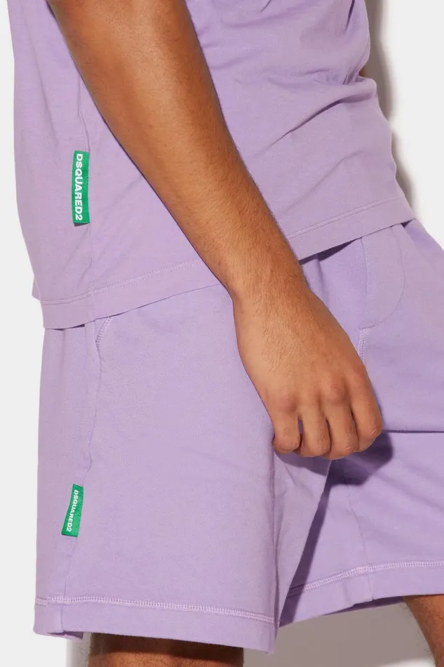 Dsquared2 One Life Relax Shorts PURPLE Men Shorts Dsquared2 One Life Relax Shorts PURPLE Men Shorts