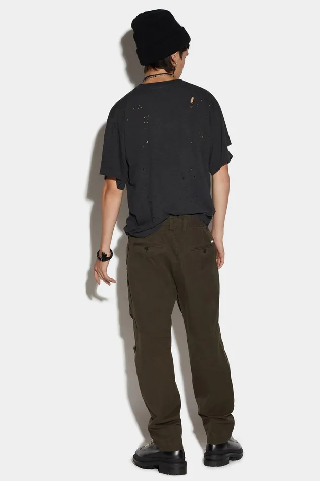 Dsquared2 Osaka Pants MILITARY Men Trousers Dsquared2 Osaka Pants MILITARY Men Trousers