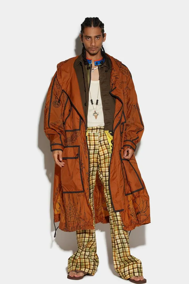 Dsquared2 Parka Coat FANTASY Men Coats and Outerwear