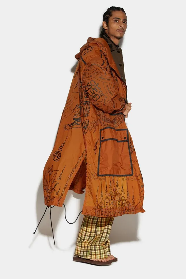 Dsquared2 Parka Coat FANTASY Men Coats and Outerwear Dsquared2 Parka Coat FANTASY Men Coats and Outerwear