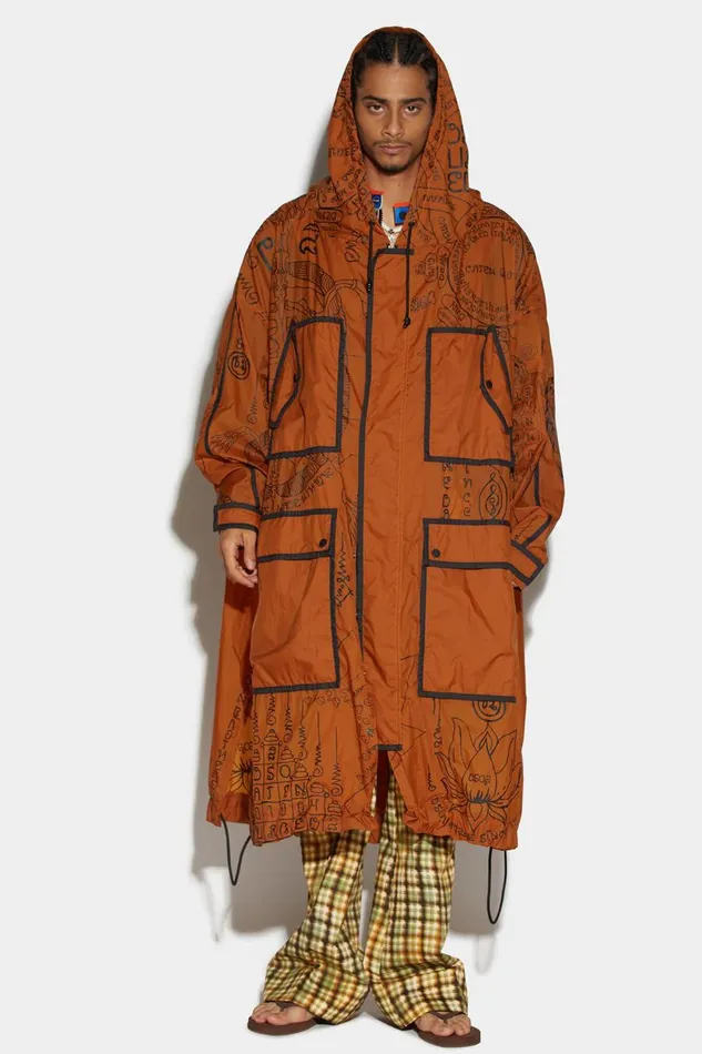 Dsquared2 Parka Coat FANTASY Men Coats and Outerwear Dsquared2 Parka Coat FANTASY Men Coats and Outerwear