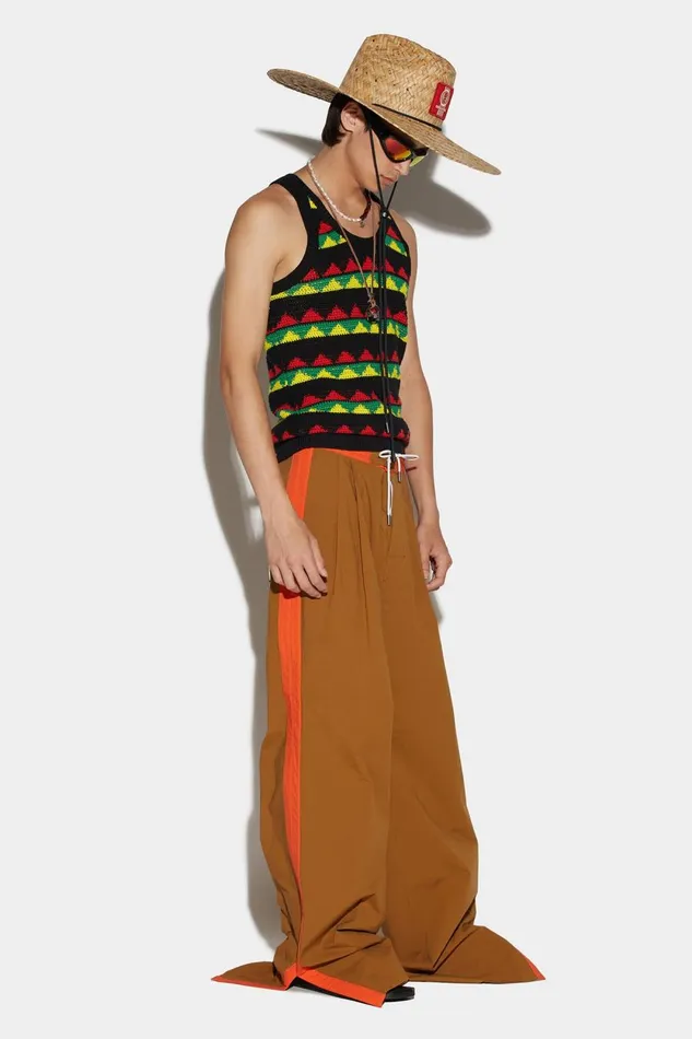 Dsquared2 Sunset Pants BROWN Men Trousers Dsquared2 Sunset Pants BROWN Men Trousers
