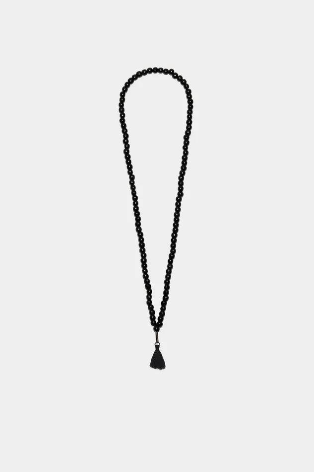 Dsquared2 Tassels Necklace BLACK MenWomen Jewellery