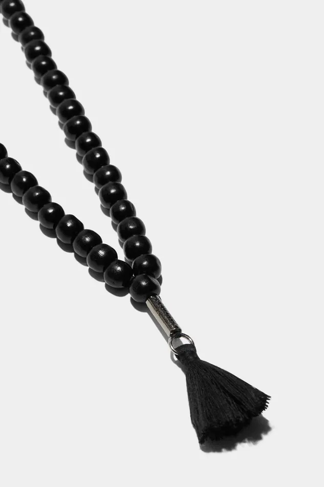 Dsquared2 Tassels Necklace BLACK MenWomen Jewellery Dsquared2 Tassels Necklace BLACK MenWomen Jewellery