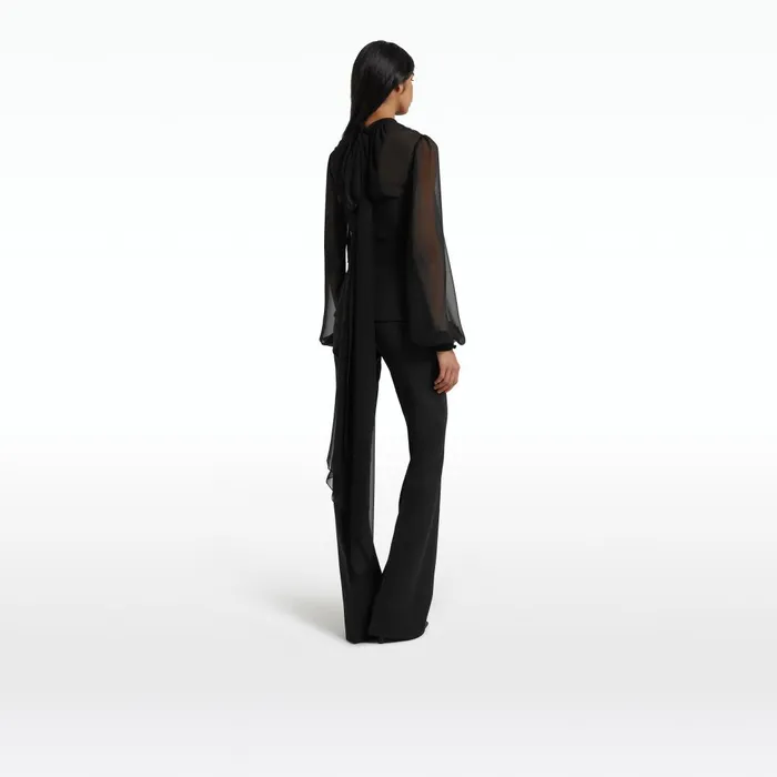 Duruda Black Top Women Safiyaa Tops