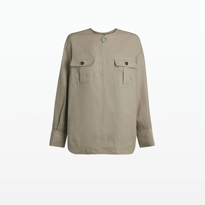 Emin Stone Shirt Women Safiyaa Tops