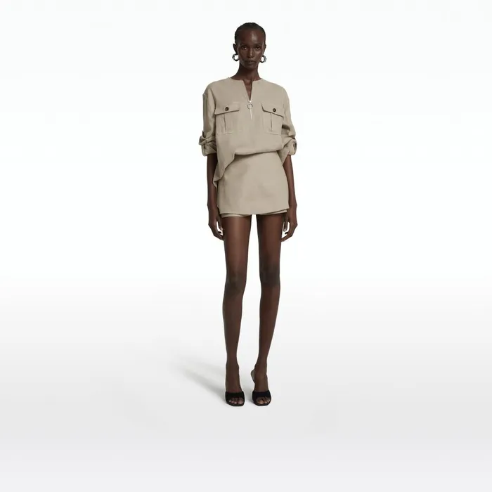 Emin Stone Shirt Women Safiyaa Tops