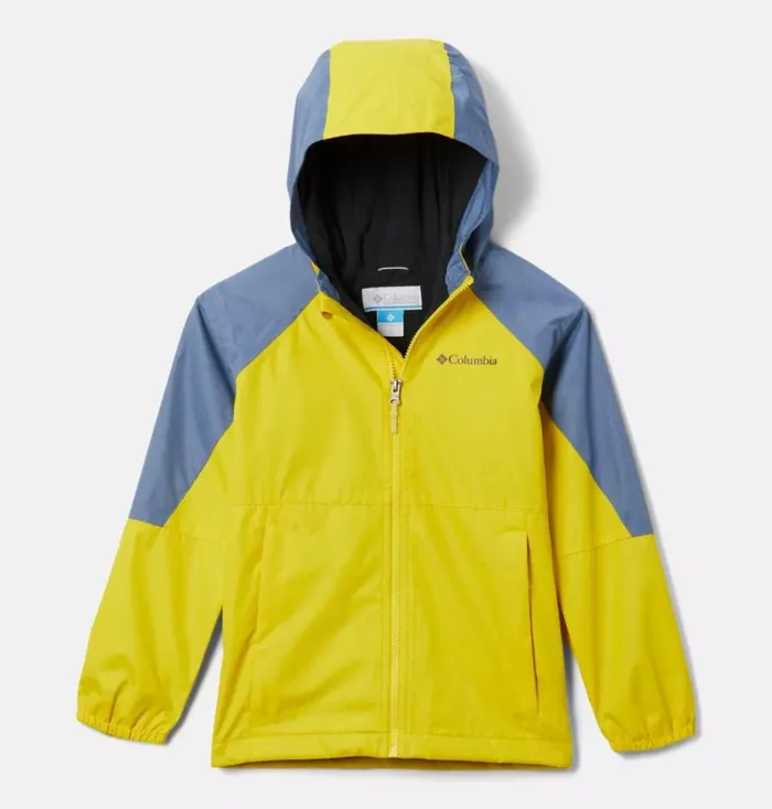 Endless Explorer Jacket Laser Lemon Bluestone Kids Columbia Sportswear Jackets and Vests