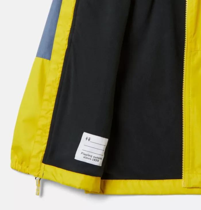 Endless Explorer Jacket Laser Lemon Bluestone Kids Columbia Sportswear Jackets and Vests Endless Explorer Jacket Laser Lemon Bluestone Kids Columbia Sportswear Jackets and Vests
