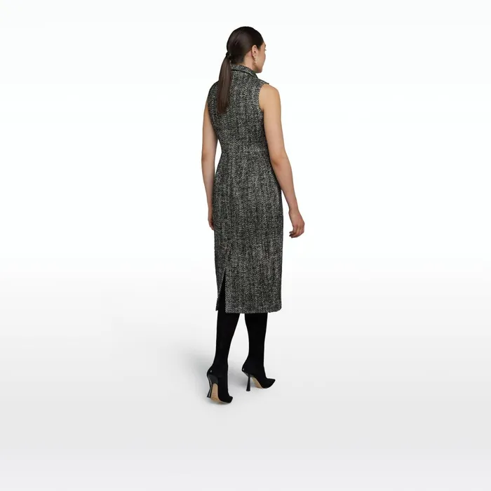 Ennis Black Wool Coat Women Safiyaa Jackets and Coats