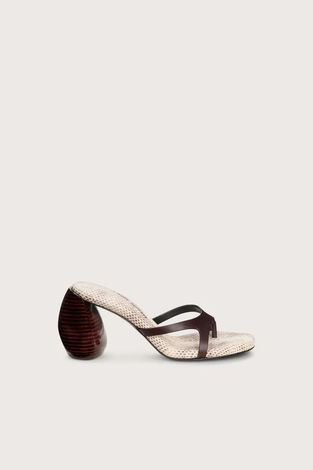 Evening Women Cult Gaia RORY SANDAL 8211 ESPRESSO MULTI
