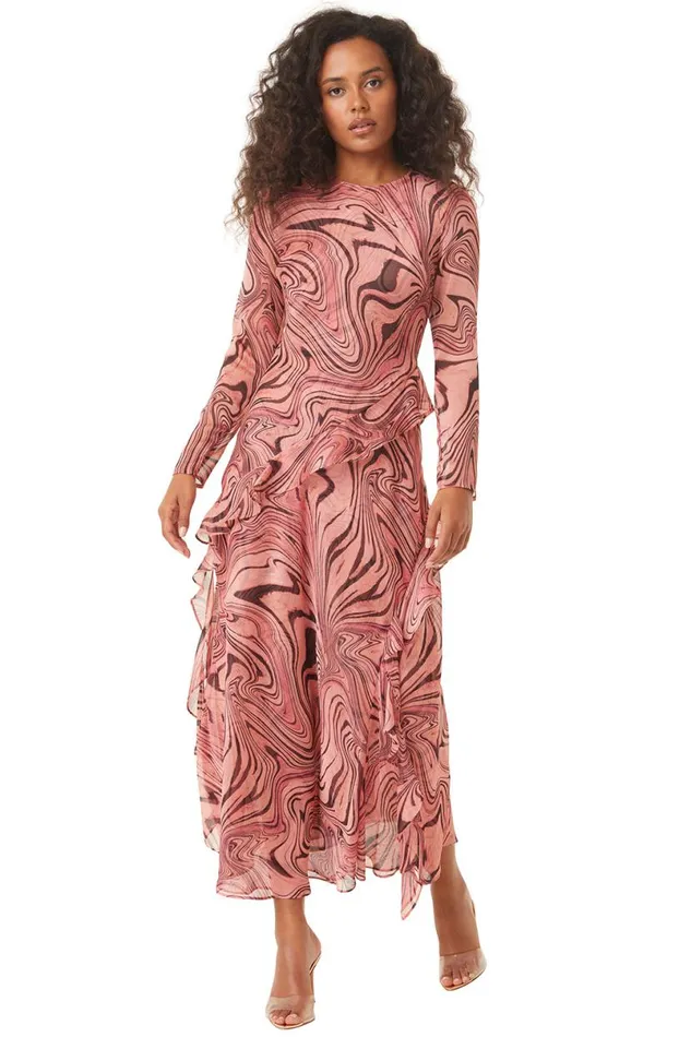 Exclusives Women MISA Los Angeles ARI DRESS Feeling Groovy