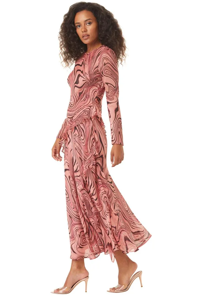 Exclusives Women MISA Los Angeles ARI DRESS Feeling Groovy