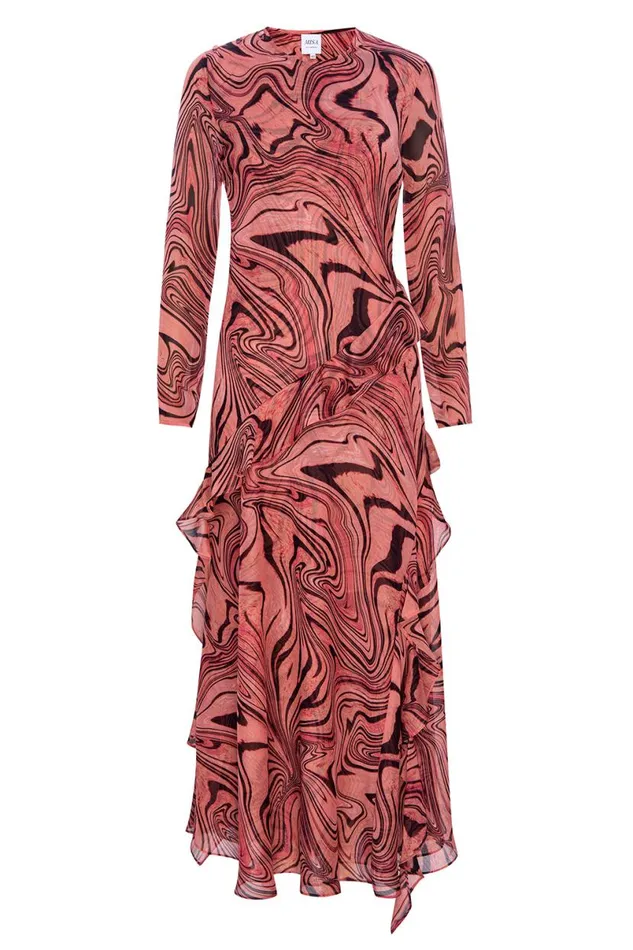 Exclusives Women MISA Los Angeles ARI DRESS Feeling Groovy