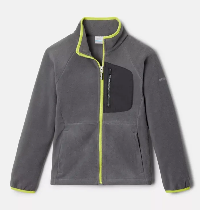 Fast Trek III Full Zip Fleece City Grey Shark Kids Columbia Sportswear Fleece