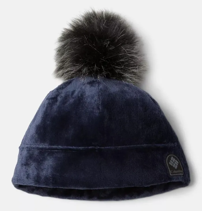 Fire Side Plush Beanie Dark Nocturnal Womens Columbia Sportswear Hats