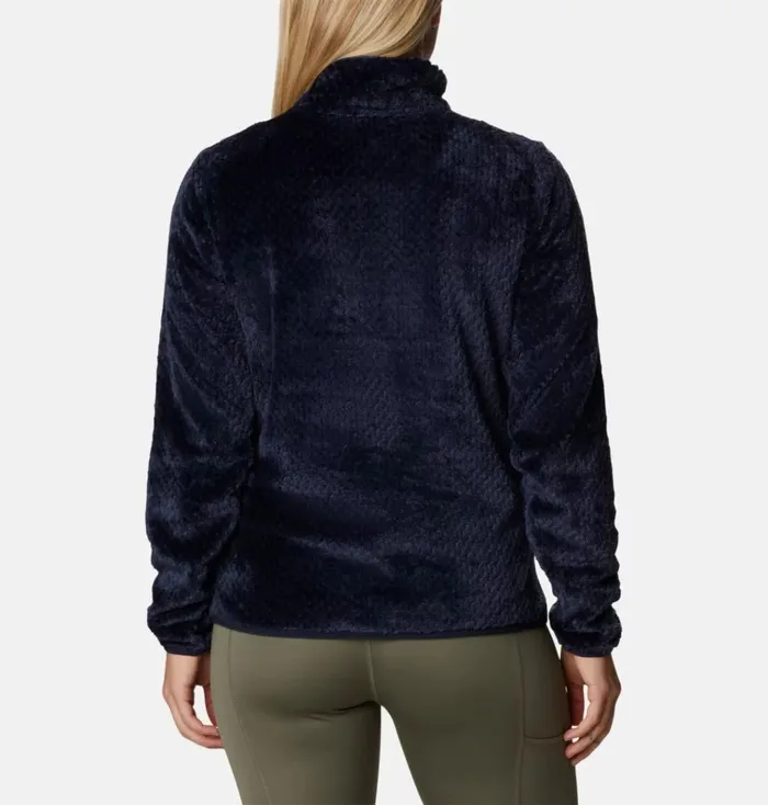 Fire Side Quarter Zip Sherpa Fleece Dark Nocturnal Womens Columbia Sportswear Pullovers and Tops Fire Side Quarter Zip Sherpa Fleece Dark Nocturnal Womens Columbia Sportswear Pullovers and Tops