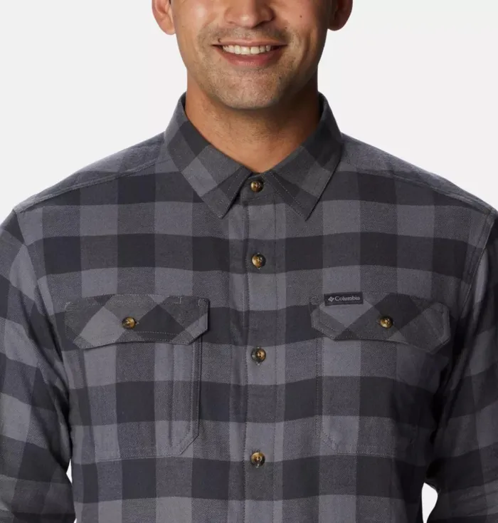 Flare Gun Stretch Flannel 8211 Tall City Grey Twill Buffalo Check Mens Columbia Sportswear Long Sleeve Flare Gun Stretch Flannel 8211 Tall City Grey Twill Buffalo Check Mens Columbia Sportswear Long Sleeve