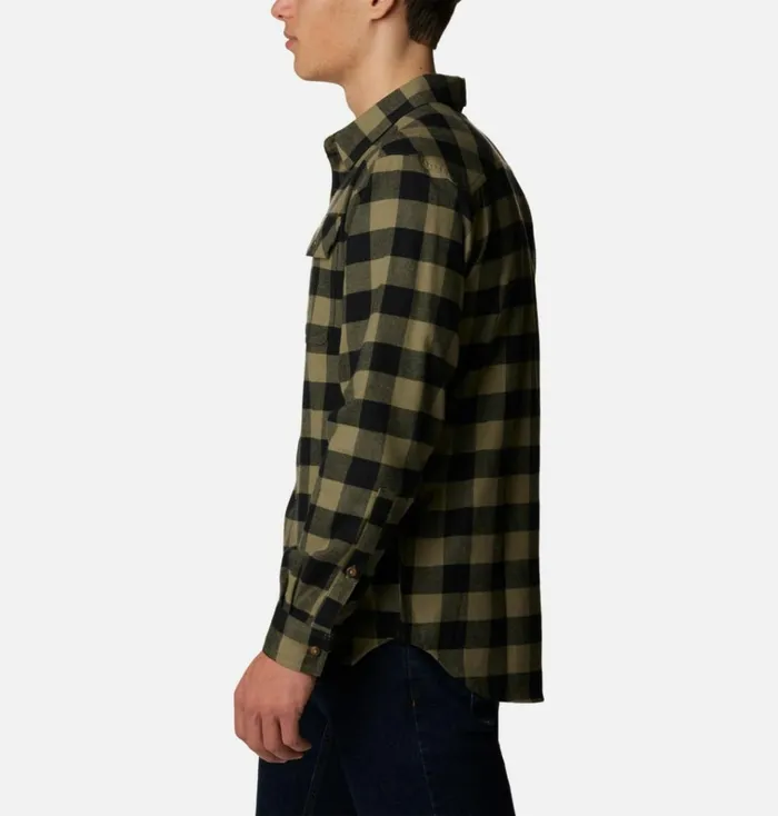 Flare Gun Stretch Flannel Shirt Stone Green Buffalo Check Mens Columbia Sportswear Long Sleeve Flare Gun Stretch Flannel Shirt Stone Green Buffalo Check Mens Columbia Sportswear Long Sleeve