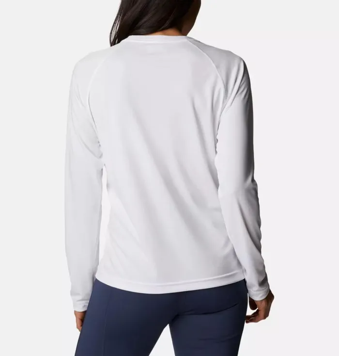 Fork Stream Long Sleeve Shirt White Womens Columbia Sportswear Long Sleeve