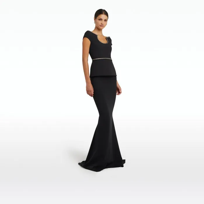 Gayeta Black Skirt Women Safiyaa Skirts