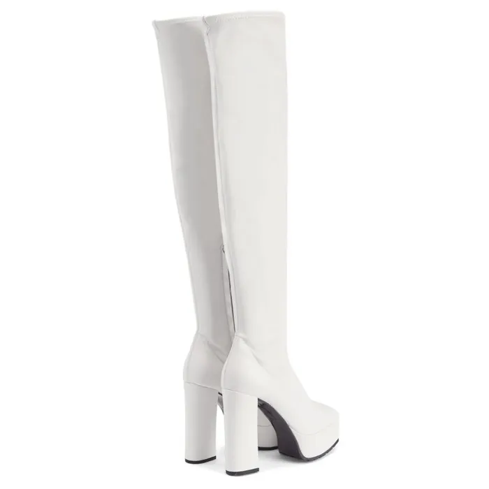 Giuseppe Zanotti Boots Morgana Boot White 8211 Women Giuseppe Zanotti Boots Morgana Boot White 8211 Women