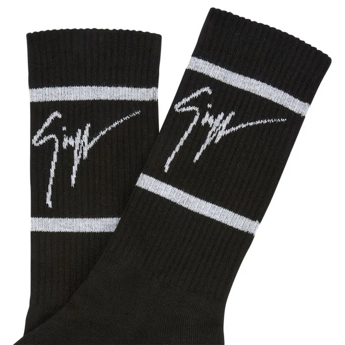 Giuseppe Zanotti Ready To Wear Gzsocks Black 8211 Men Giuseppe Zanotti Ready To Wear Gzsocks Black 8211 Men