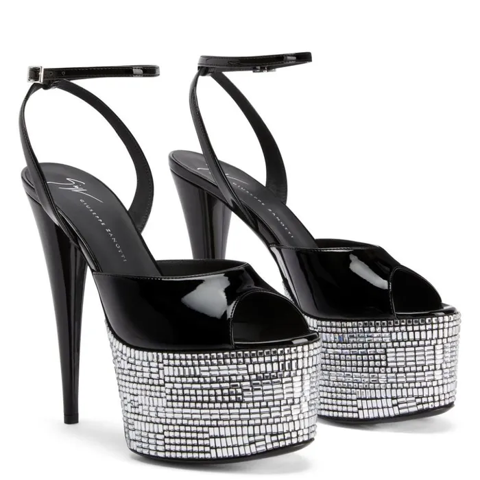 Giuseppe Zanotti Sandals Gz Aida Black 8211 Women Giuseppe Zanotti Sandals Gz Aida Black 8211 Women
