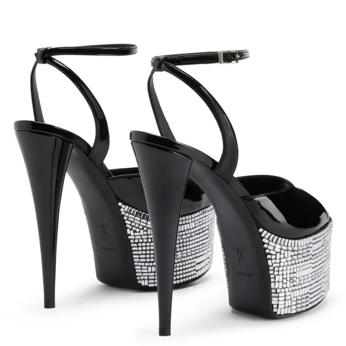 Giuseppe Zanotti Sandals Gz Aida Black 8211 Women Giuseppe Zanotti Sandals Gz Aida Black 8211 Women
