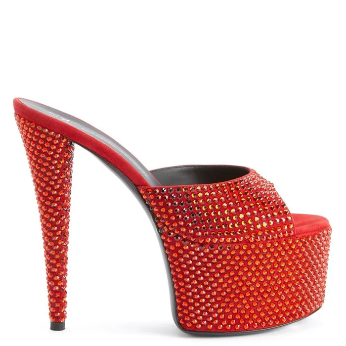 Giuseppe Zanotti Sandals Gz Aida Red 8211 Women