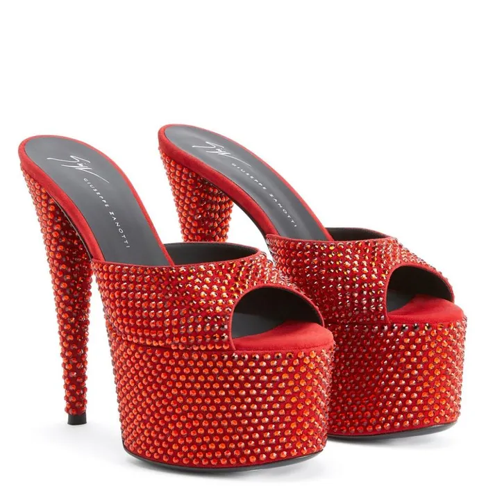 Giuseppe Zanotti Sandals Gz Aida Red 8211 Women Giuseppe Zanotti Sandals Gz Aida Red 8211 Women