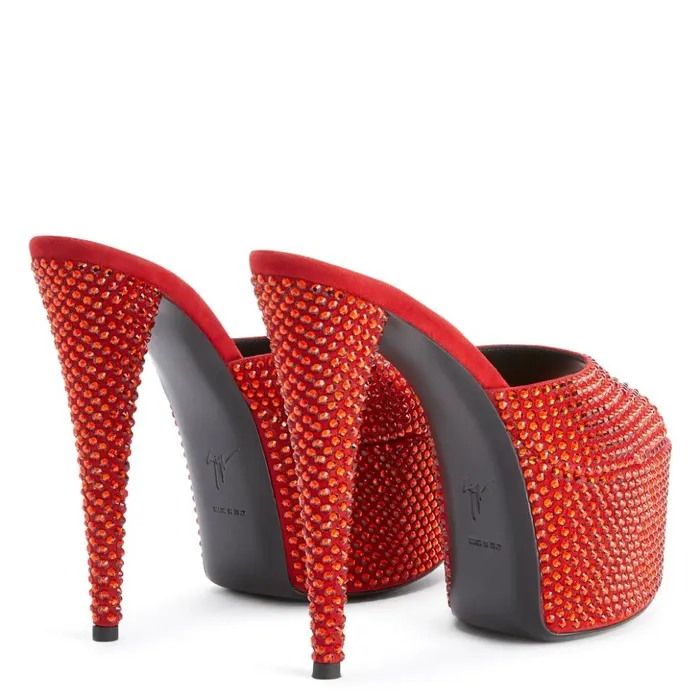 Giuseppe Zanotti Sandals Gz Aida Red 8211 Women Giuseppe Zanotti Sandals Gz Aida Red 8211 Women