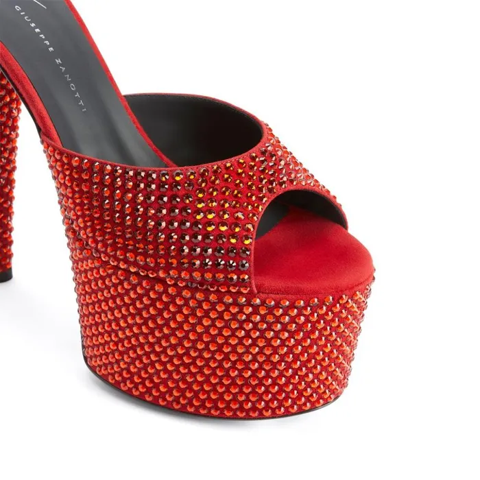 Giuseppe Zanotti Sandals Gz Aida Red 8211 Women Giuseppe Zanotti Sandals Gz Aida Red 8211 Women