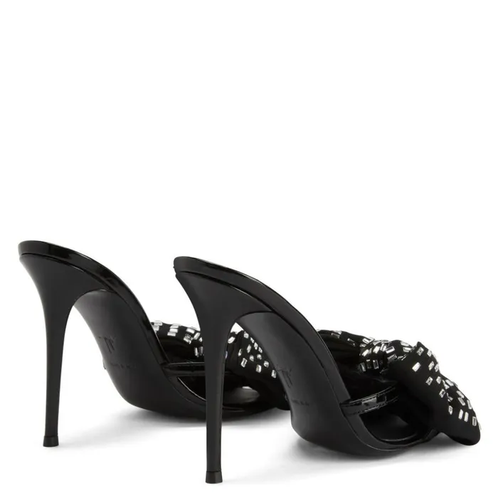 Giuseppe Zanotti Sandals Intriigo Alexandrine Black 8211 Women Giuseppe Zanotti Sandals Intriigo Alexandrine Black 8211 Women