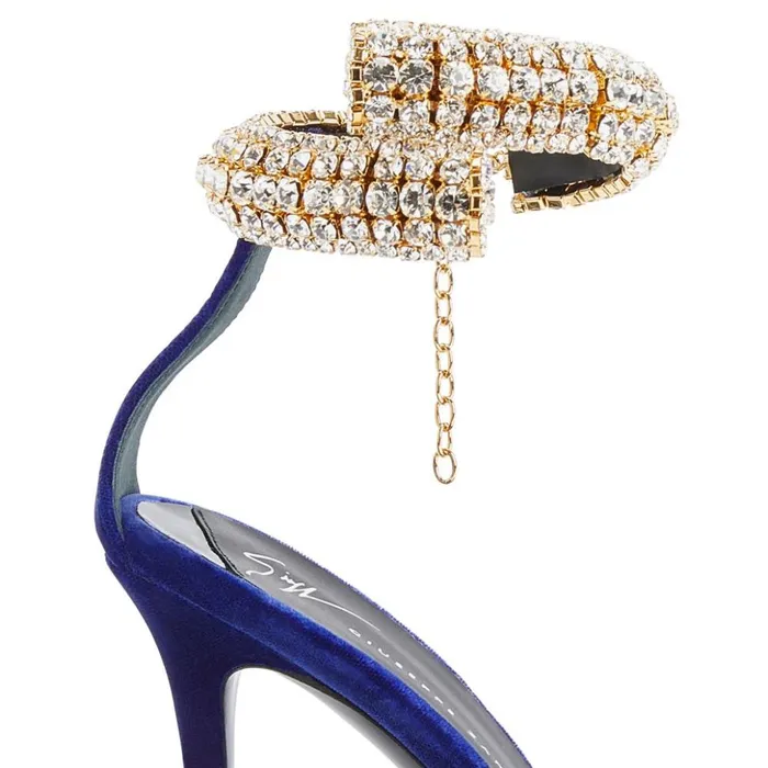 Giuseppe Zanotti Sandals Intriigo Bijoux Purple 8211 Women Giuseppe Zanotti Sandals Intriigo Bijoux Purple 8211 Women
