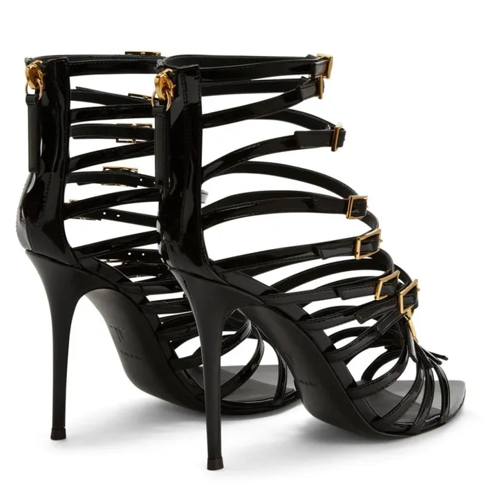 Giuseppe Zanotti Sandals Intriigo Punk Black 8211 Women