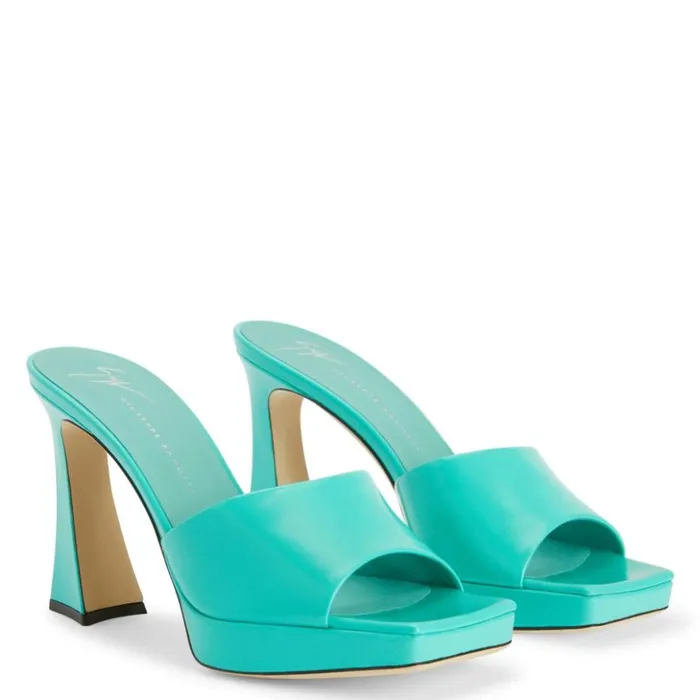 Giuseppe Zanotti Sandals Solhene Platform Green 8211 Women Giuseppe Zanotti Sandals Solhene Platform Green 8211 Women
