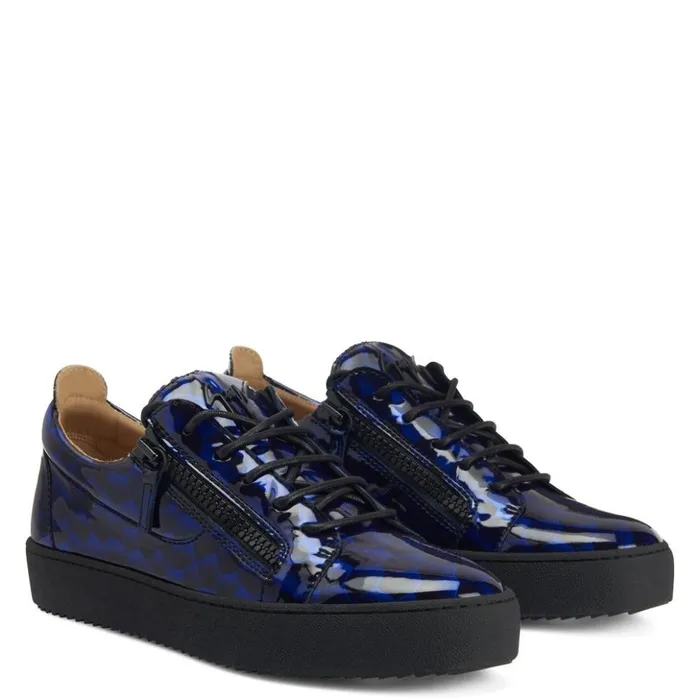 Giuseppe Zanotti Sneakers Frankie Blue 8211 Men Giuseppe Zanotti Sneakers Frankie Blue 8211 Men