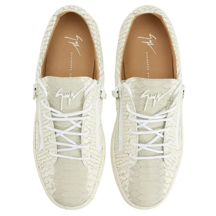 Giuseppe Zanotti Sneakers Frankie White 8211 Men Giuseppe Zanotti Sneakers Frankie White 8211 Men