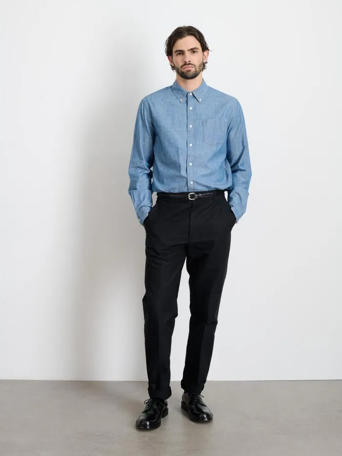 Grant Trouser In Cotton Twill Anthracite Men Alex Mill Suiting Blazers Grant Trouser In Cotton Twill Anthracite Men Alex Mill Suiting Blazers